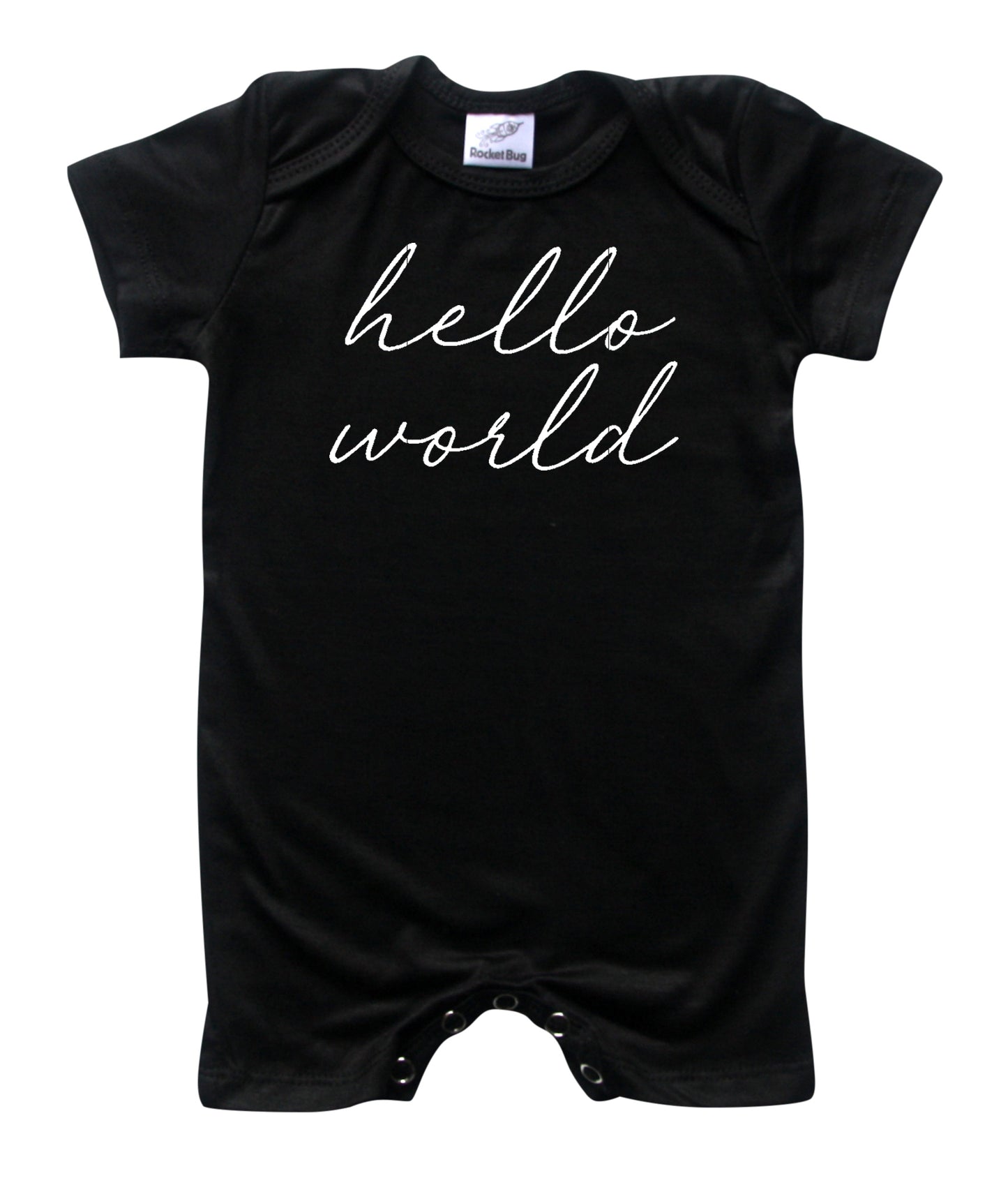 Hello World Silky Baby Romper Shorts for Boys and Girls