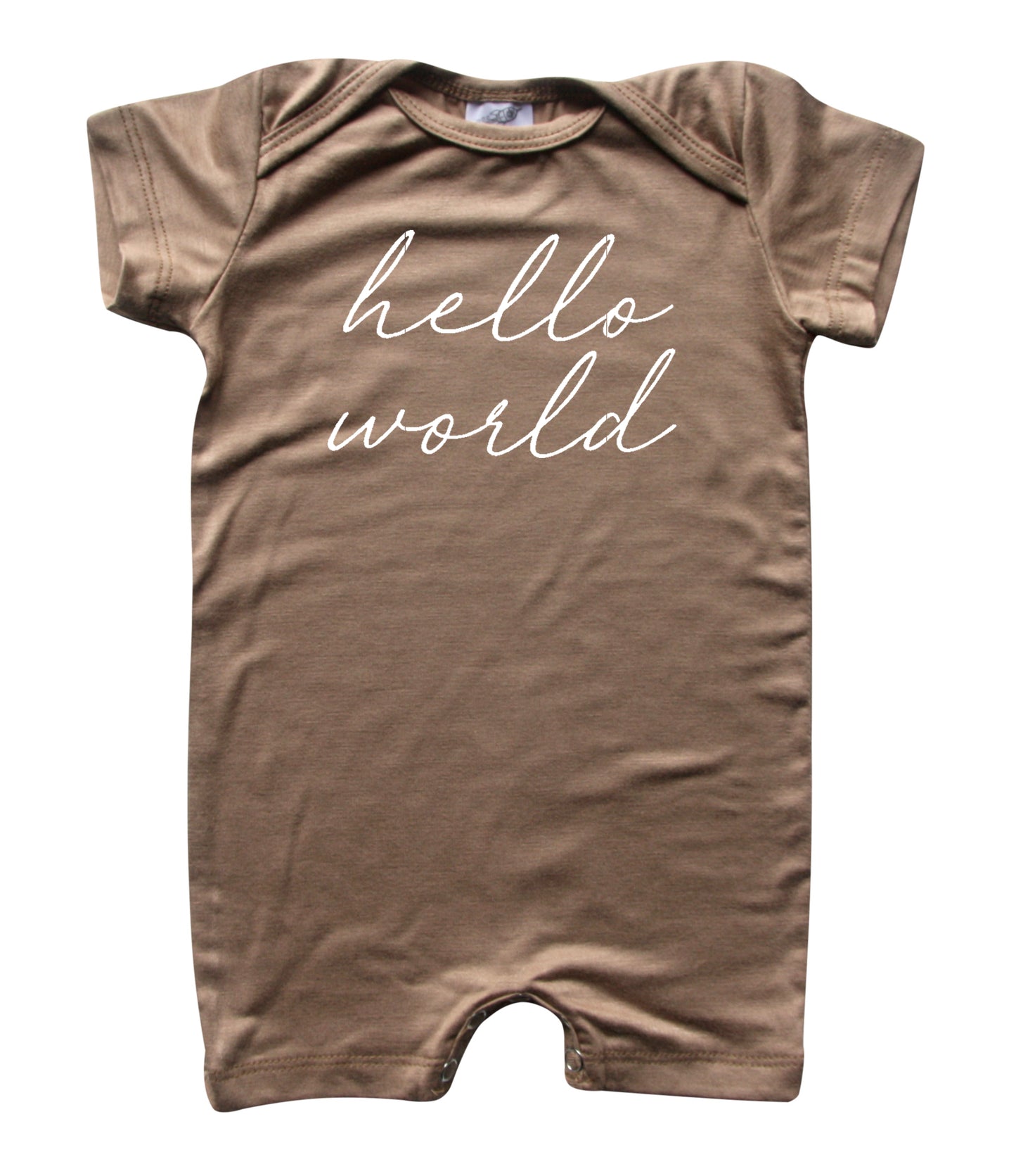 Hello World Silky Baby Romper Shorts for Boys and Girls