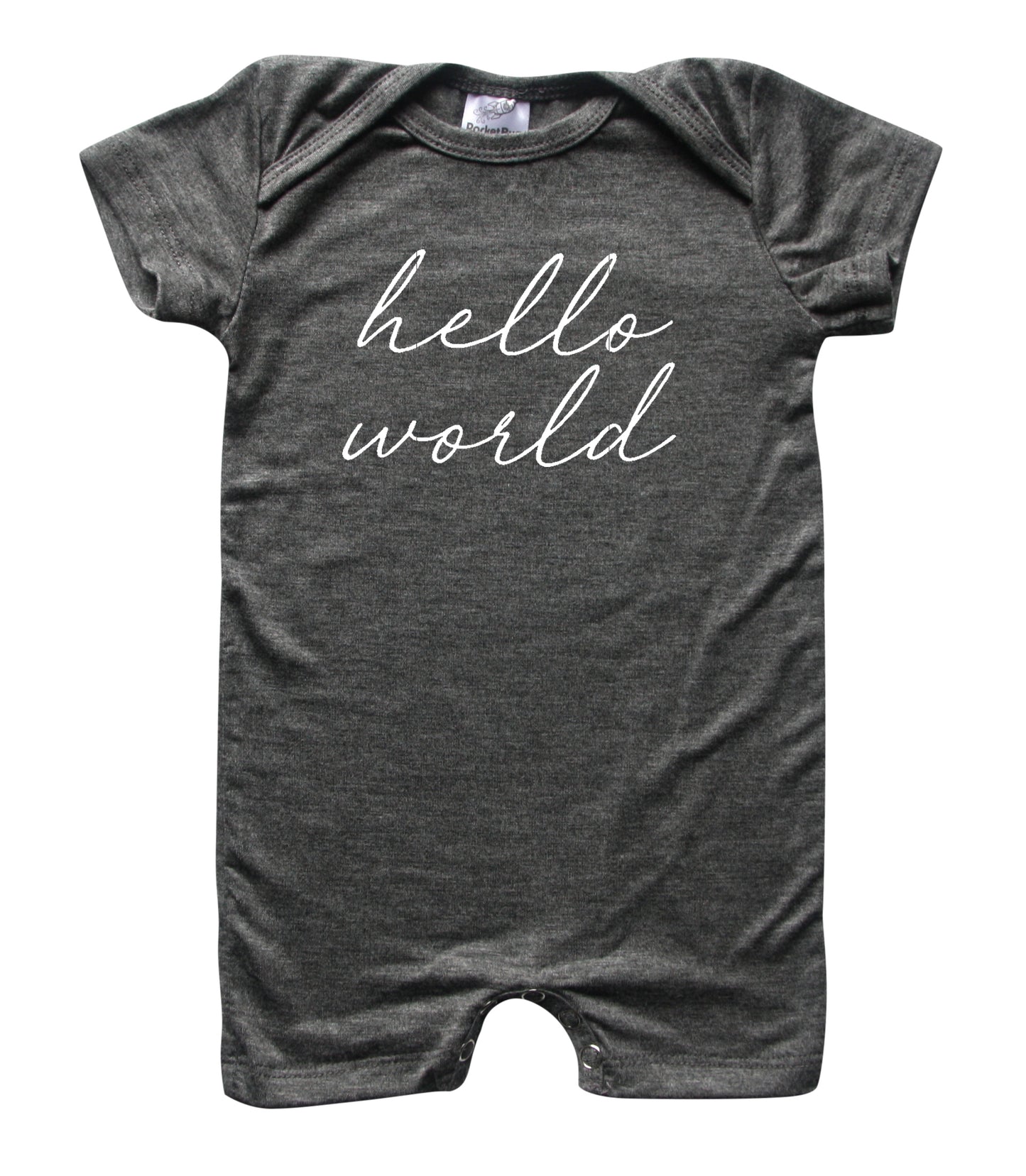 Hello World Silky Baby Romper Shorts for Boys and Girls