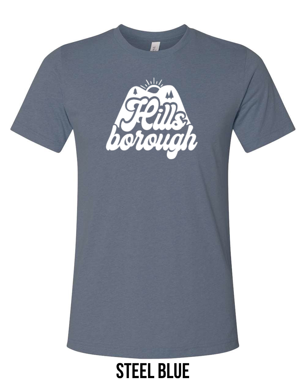 Hillsborough Sunset Short Sleeve T-shirt Steel Blue