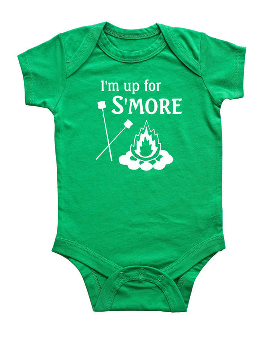 "I'm Up For S'more" Baby Bodysuit
