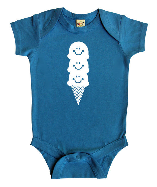 Ice Cream Silhouette Baby Bodysuit