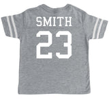 Custom Baseball Team Jersey Toddler and Child Personalized with Name and Number (Front & Back)