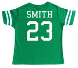 Custom Football Team Jersey Toddler and Child Personalized with Name and Number (Front & Back)