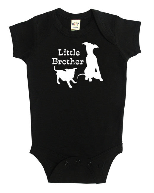 Little Brother Dog Baby Bodysuit