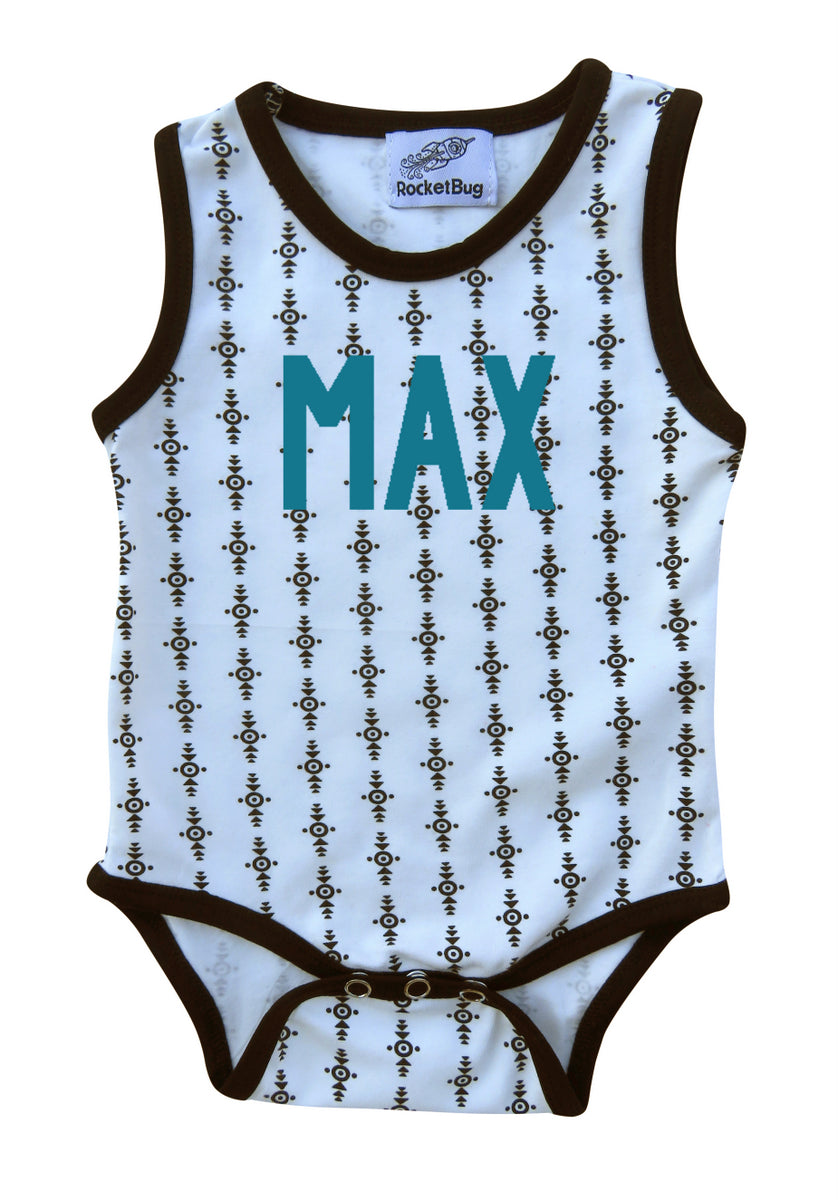Personalized Aztec Baby Romper & Bodysuit for Boys and Girls