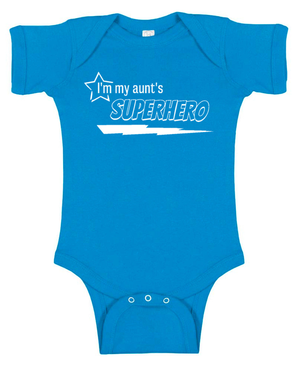 I'm My Aunt's Superhero Baby Bodysuit