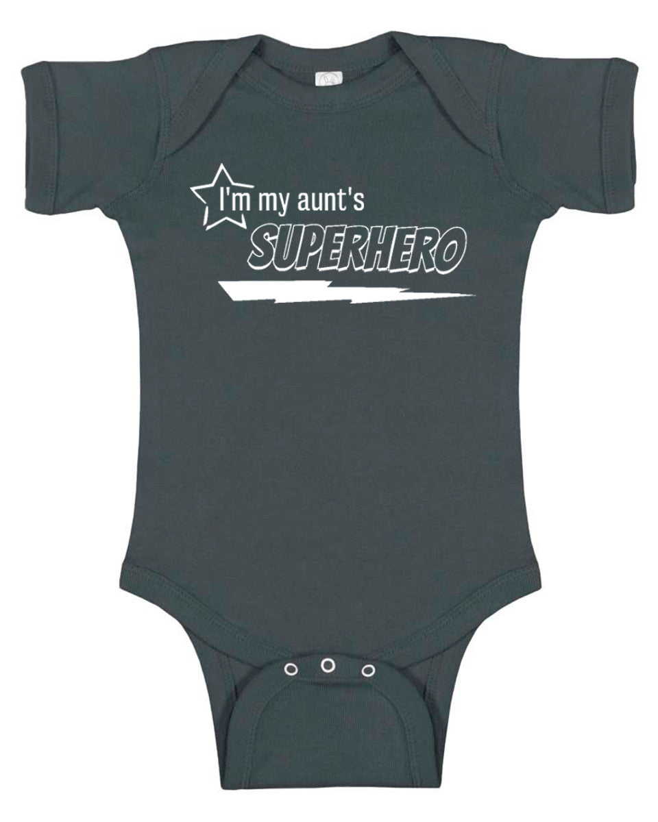 I'm My Aunt's Superhero Baby Bodysuit