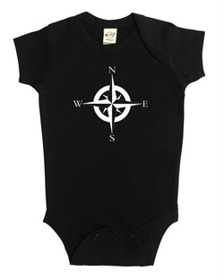 Nautical Compass Baby Bodysuit