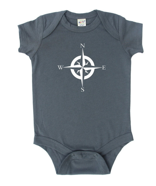 Nautical Compass Baby Bodysuit