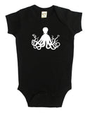 Octopus Silhouette Baby Bodysuit