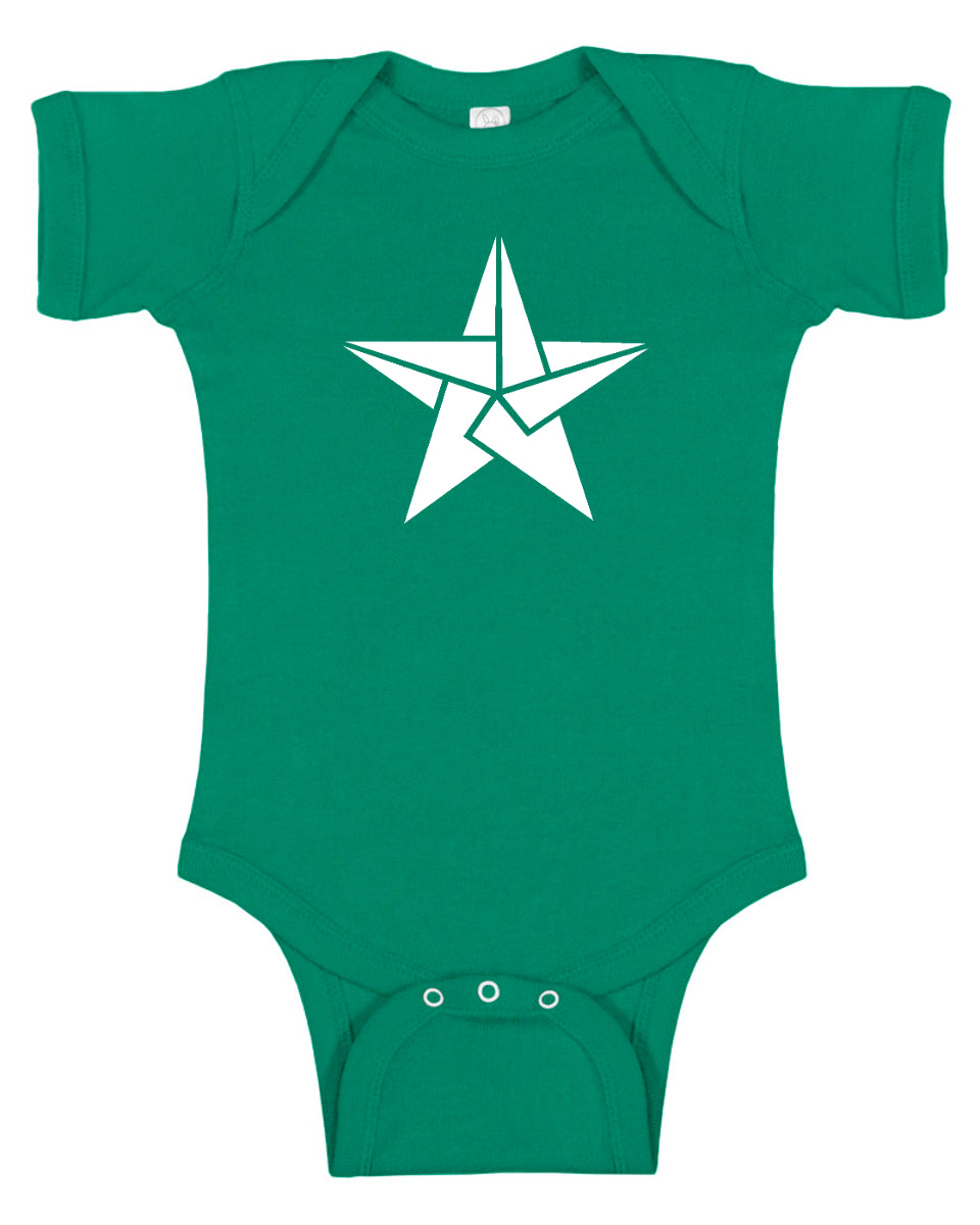 Origami Star Baby Bodysuit