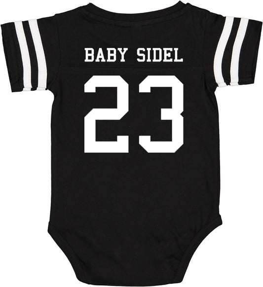 Custom Baseball Team Jersey Baby Bodysuit Personalized with Name and Number (Front & Back)