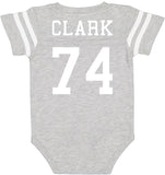 Custom Basketball Team Jersey Baby Bodysuit Personalized with Name and Number (Front & Back)