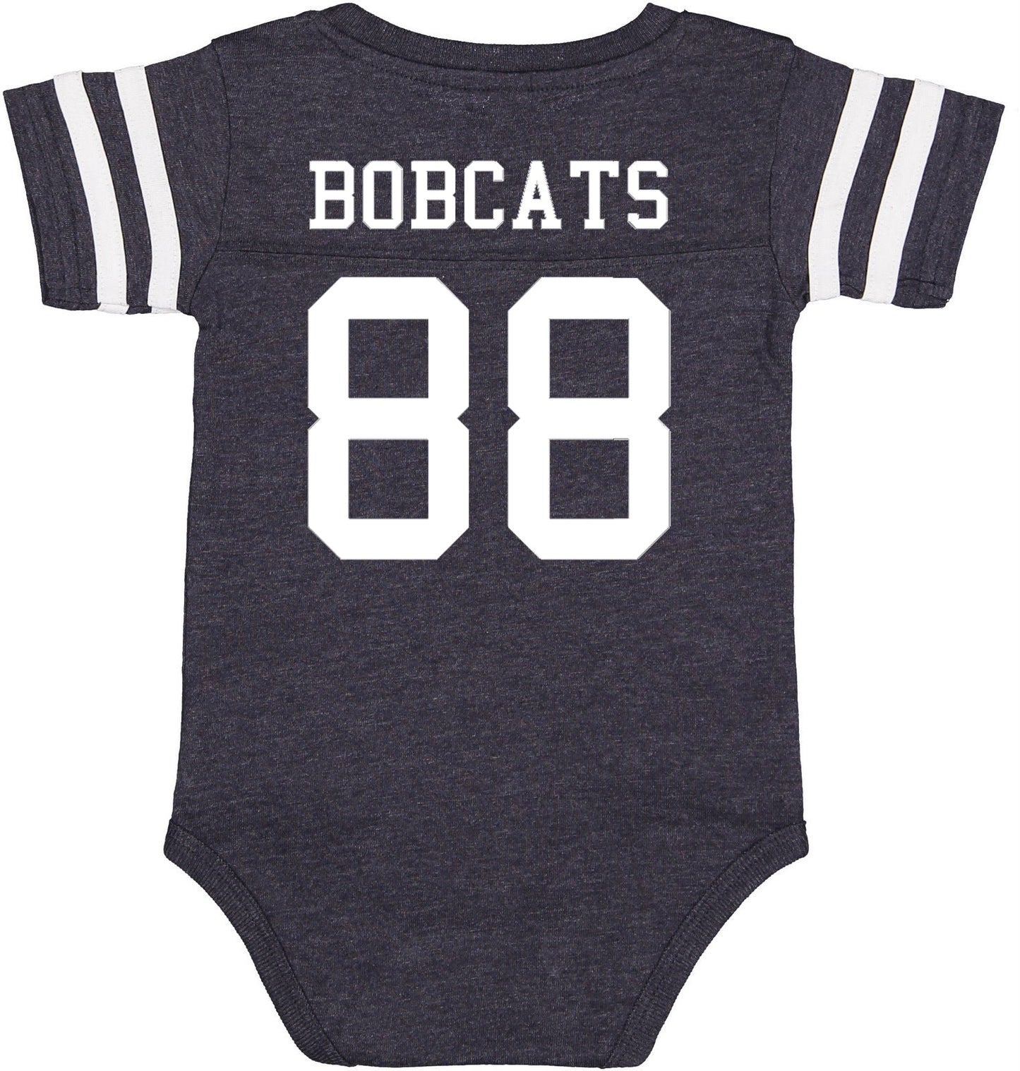 Custom Football Team Jersey Baby Bodysuit Personalized with Name and Number (Front & Back)