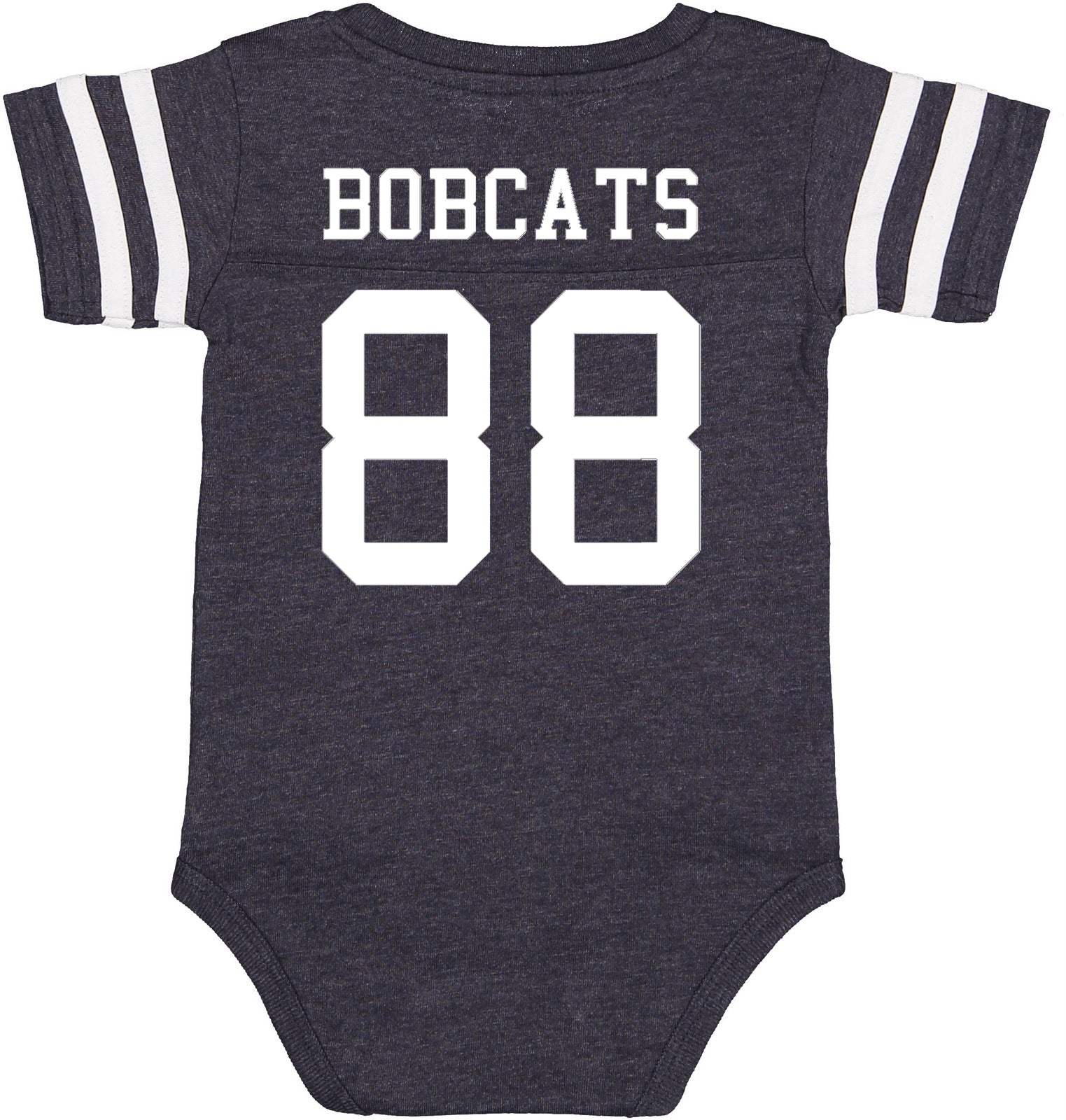 Custom Football Team Jersey Baby Bodysuit Personalized with Name and Number (Front & Back)