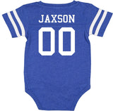 Custom Basketball Team Jersey Baby Bodysuit Personalized with Name and Number (Front & Back)