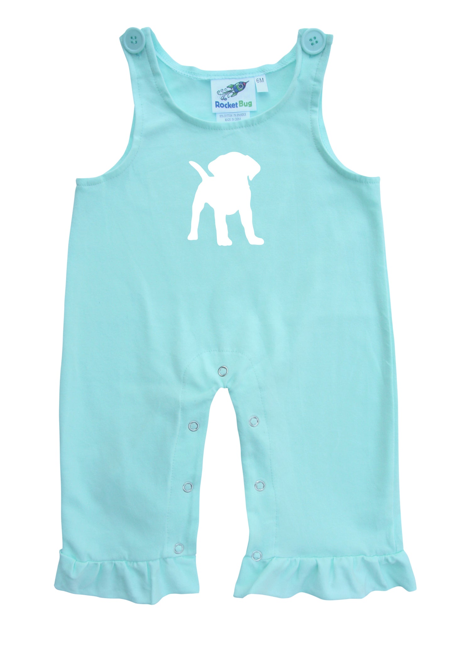 Puppy Gender Neutral Baby and Toddler Overalls