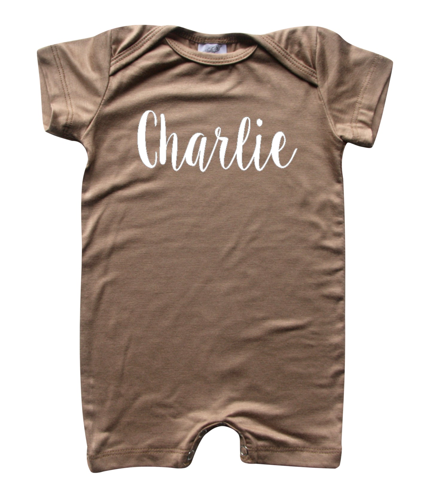 'Lush' Personalized Custom Silky Baby Romper Shorts for Boys and Girls