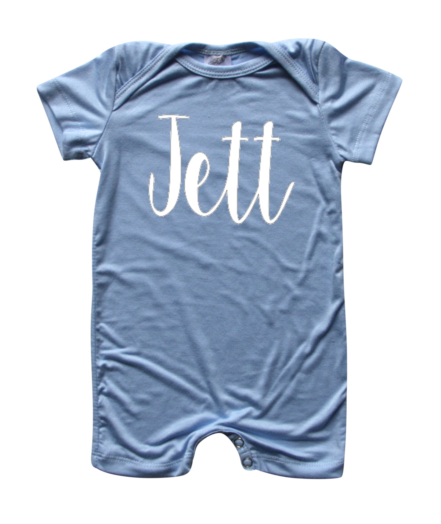 'Lush' Personalized Custom Silky Baby Romper Shorts for Boys and Girls