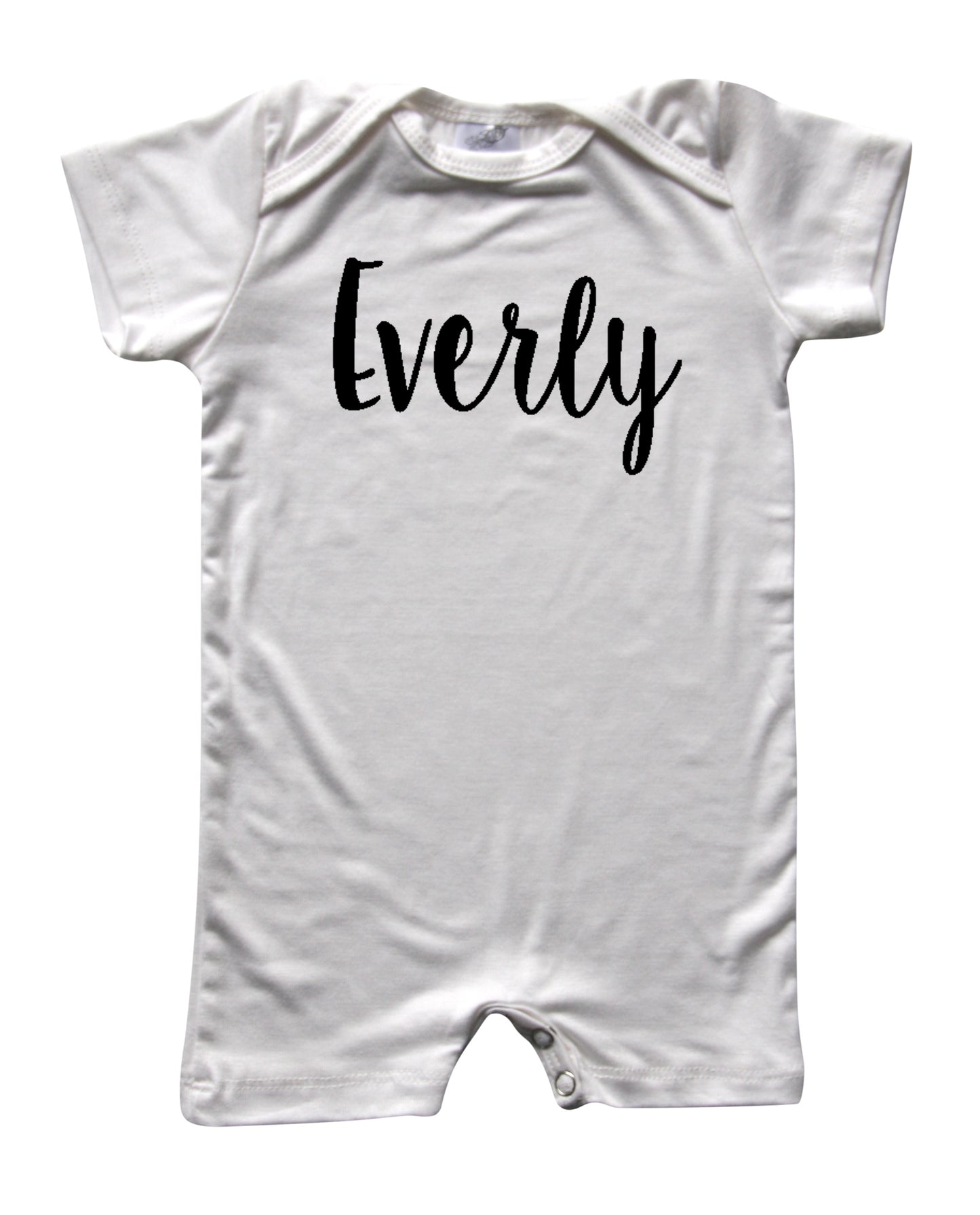 'Lush' Personalized Custom Silky Baby Romper Shorts for Boys and Girls