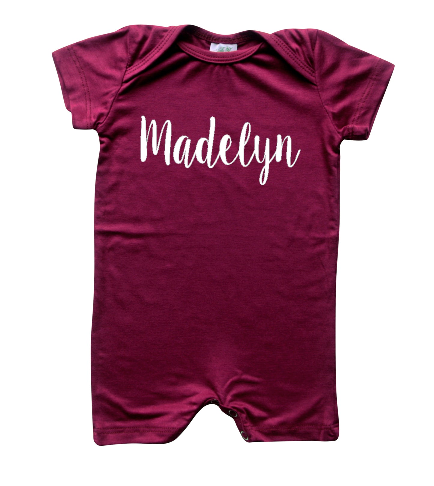 'Lush' Personalized Custom Silky Baby Romper Shorts for Boys and Girls