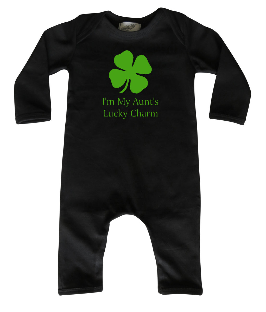 St. Patrick's Day Long Sleeve Baby Jumpsuit Romper