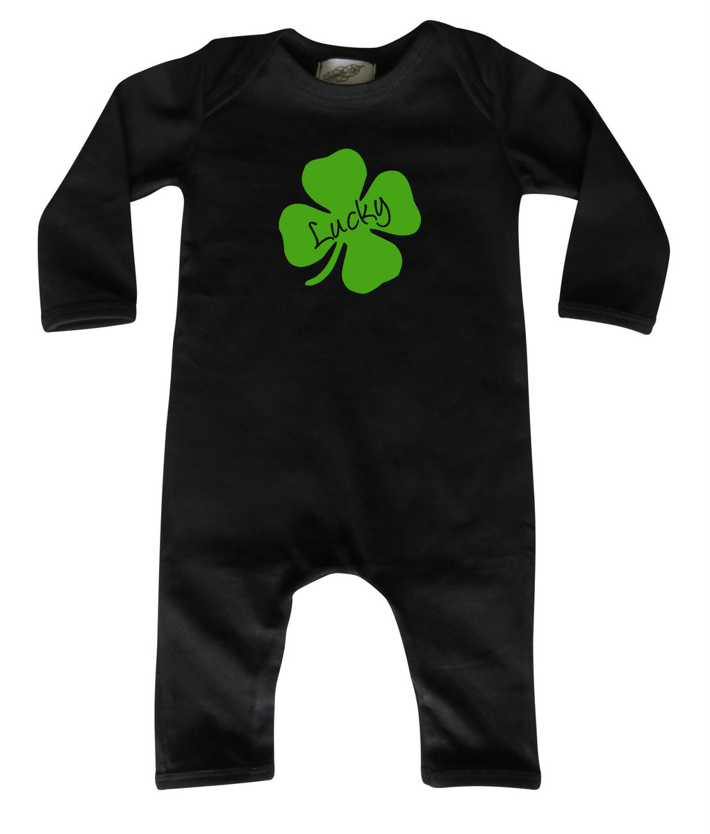 St. Patrick's Day Long Sleeve Baby Jumpsuit Romper