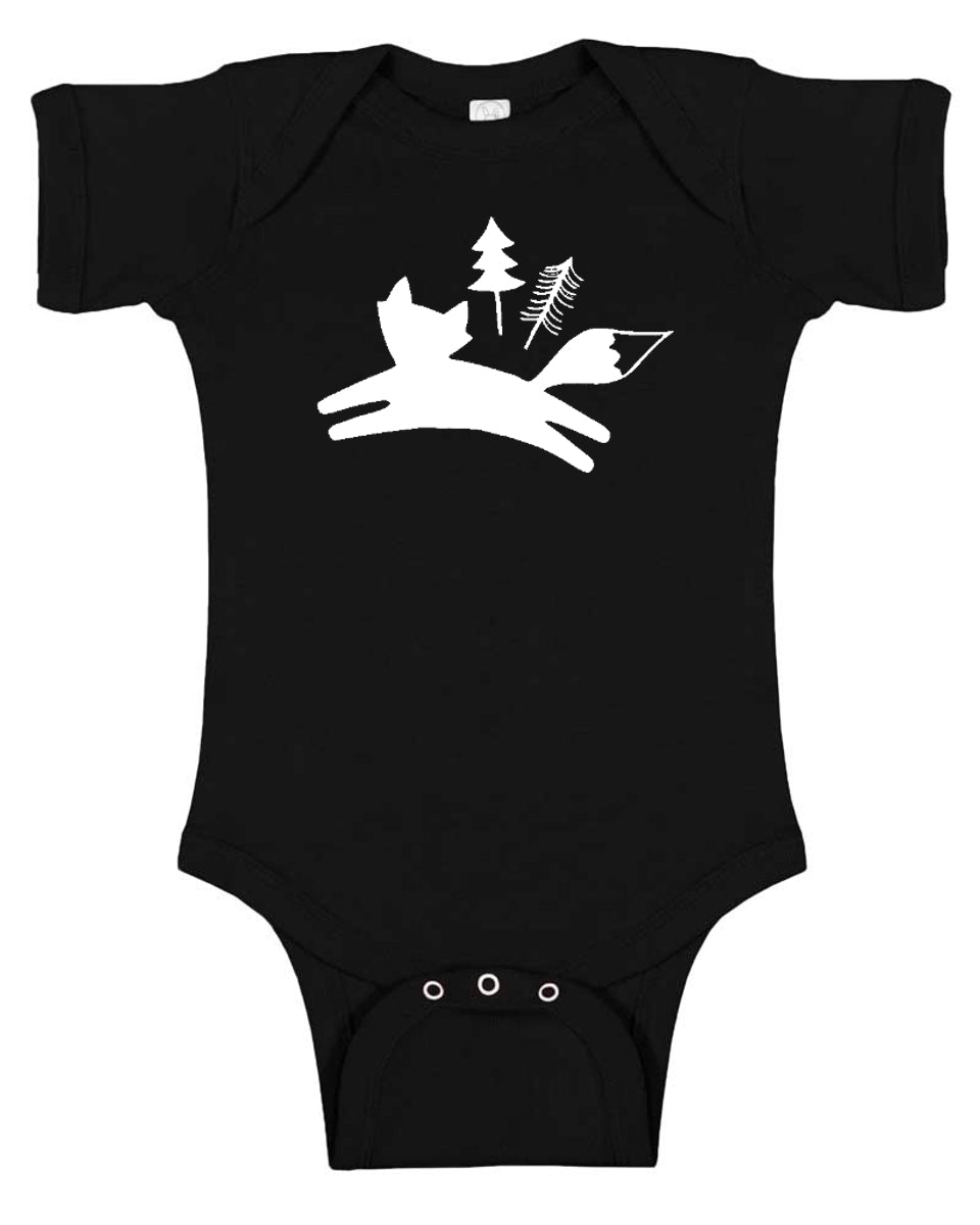 "Wild Fox" Baby Bodysuit for Boys and Girls