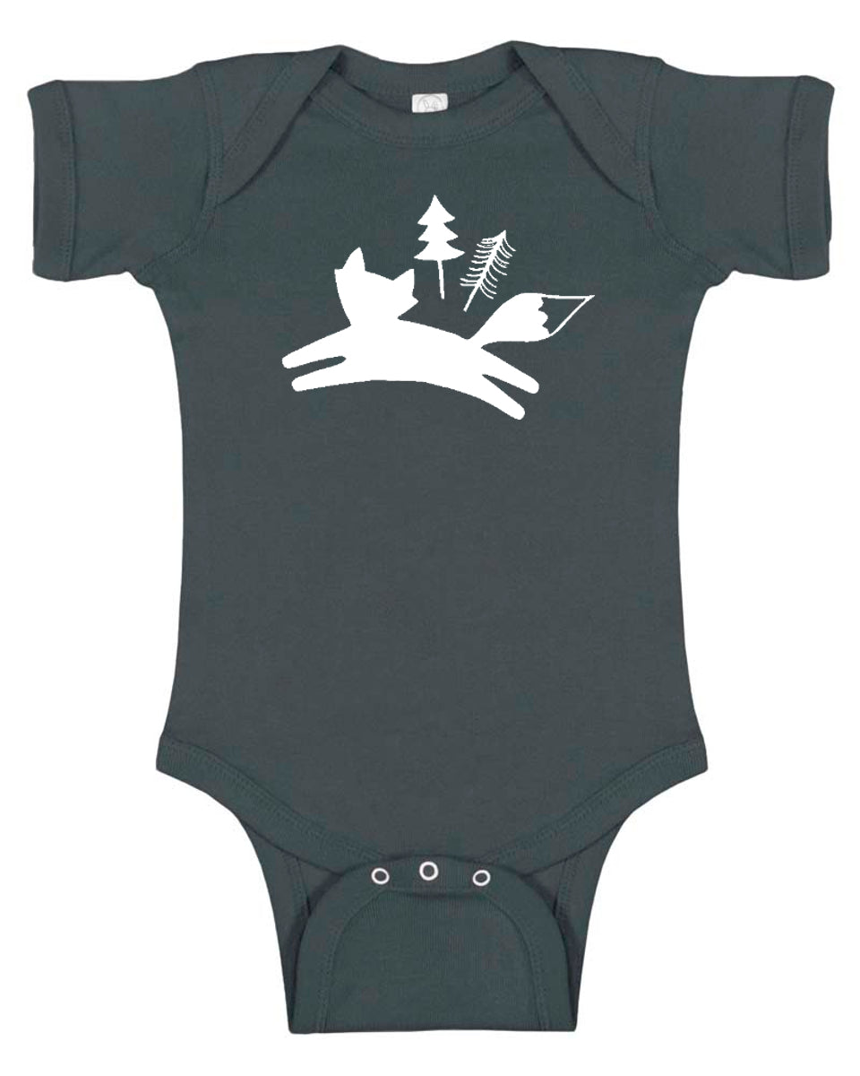 "Wild Fox" Baby Bodysuit for Boys and Girls