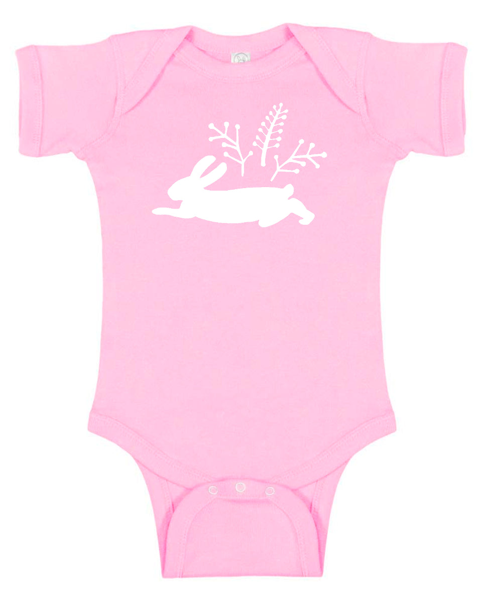 "Wild Rabbit" Baby Bodysuit for Boys and Girls