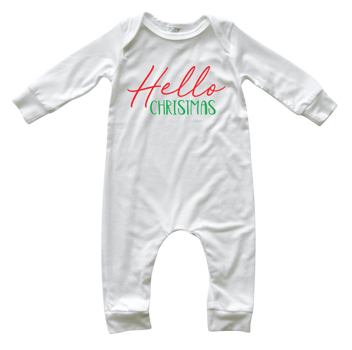 Holiday- Christmas Long Sleeve Baby Jumpsuit Romper