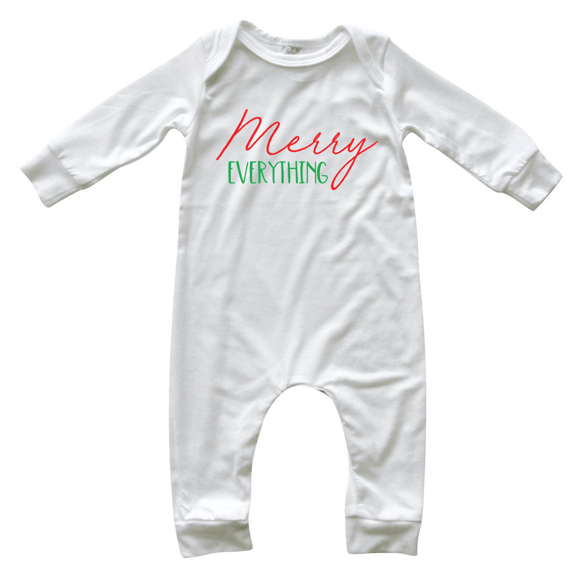 Holiday- Christmas Long Sleeve Baby Jumpsuit Romper