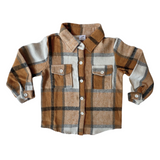 Rocket Bug Cozy Soft Flannels - Thick, Warm, & Snuggly Jacket - Baby, Toddler, Kids, Boys, Girls Shacket
