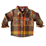 Rocket Bug Cozy Soft Flannels - Thick, Warm, & Snuggly Jacket - Baby, Toddler, Kids, Boys, Girls Shacket