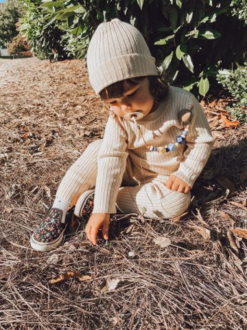 Rocket Bug Soft Knit Baby Set- Matching Long Sleeve Pants, Top, and Hat Set for Boys and Girls