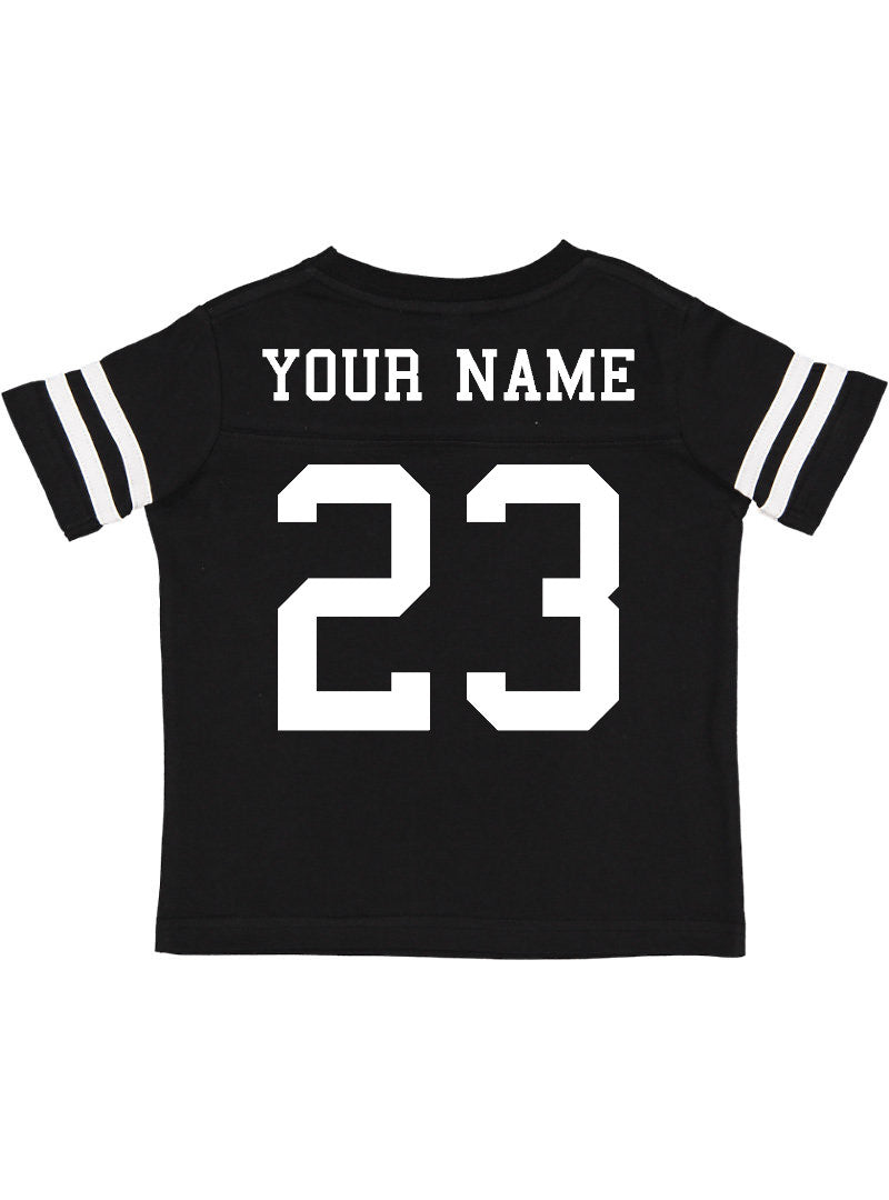 Custom Football Jersey Toddler and Child Personalized with Name and Number (Front & Back)