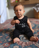 First + Middle Name Personalized Custom Silky Sleeveless Baby Romper for Boys and Girls-Gender Neutral