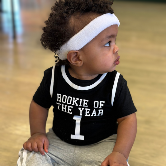 Personalized Sleeveless Basketball Jersey for Babies - Personalized with Name and Number (Front & Back)