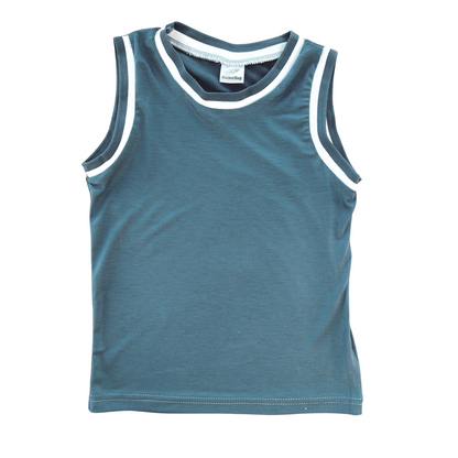 Blank Sleeveless Basketball Jersey for Toddlers