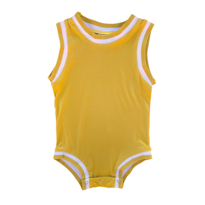 Blank Sleeveless Basketball Jersey for Babies