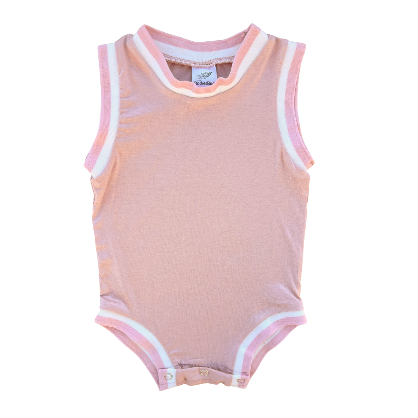 Blank Sleeveless Basketball Jersey for Babies
