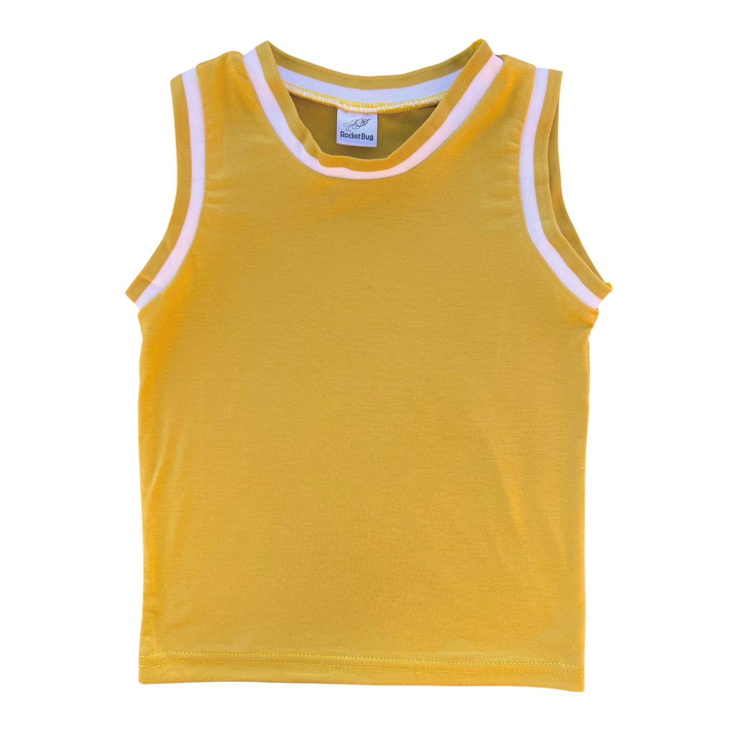 Blank Sleeveless Basketball Jersey for Toddlers