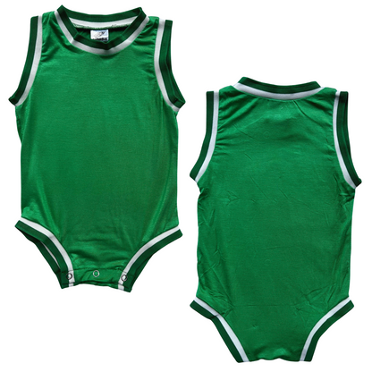 Blank Sleeveless Basketball Jersey for Babies