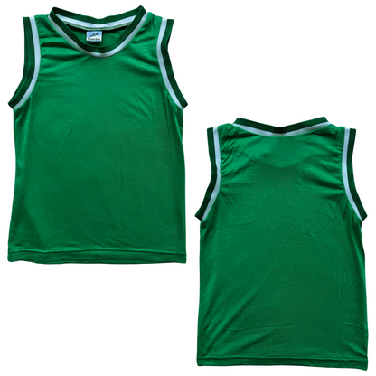 Blank Sleeveless Basketball Jersey for Toddlers