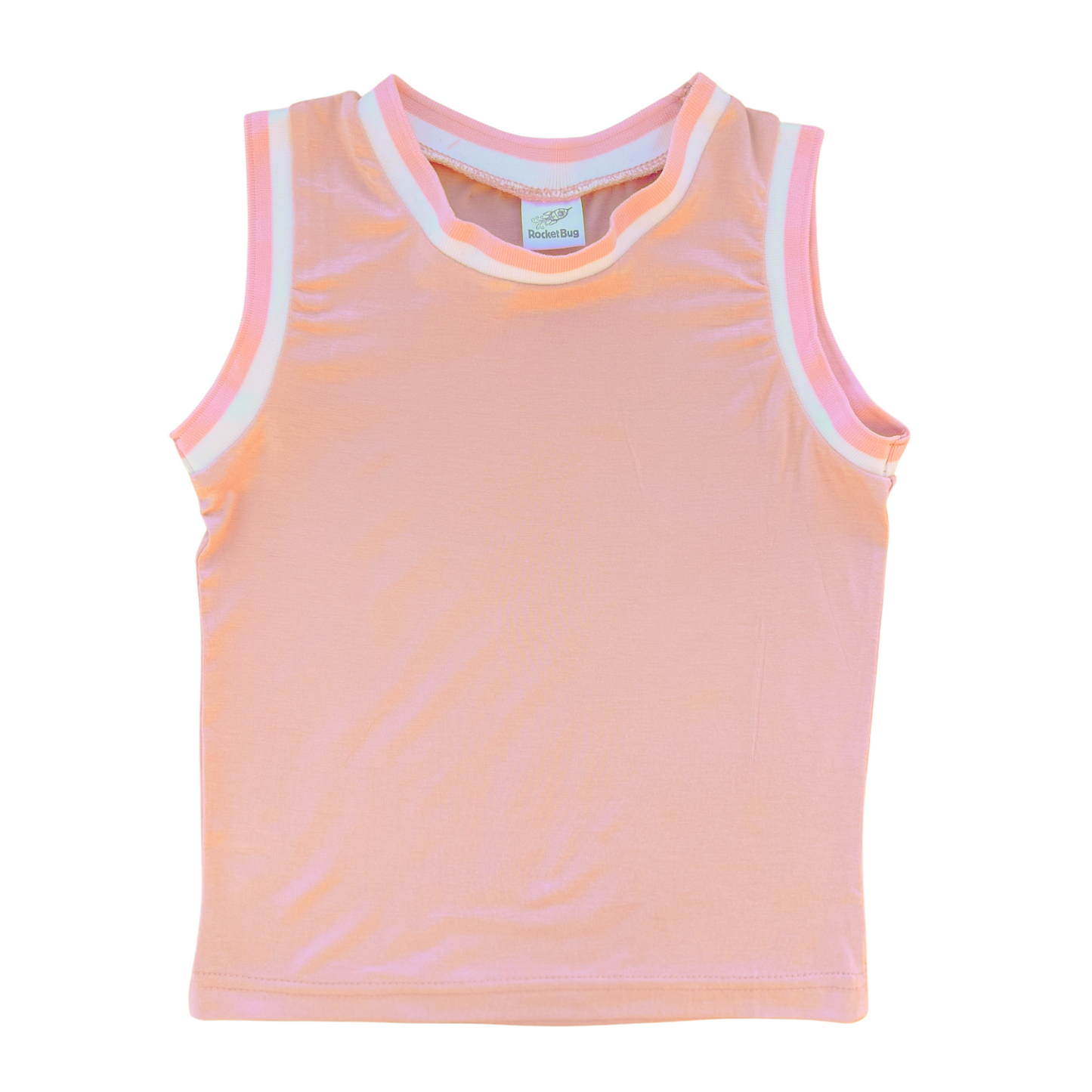 Blank Sleeveless Basketball Jersey for Toddlers