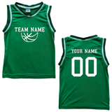 Personalized TEAM Basketball Jersey Baby Tee Personalized with Name and Number (Front & Back)