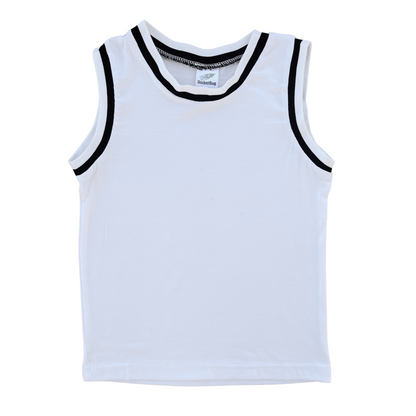 Blank Sleeveless Basketball Jersey for Toddlers