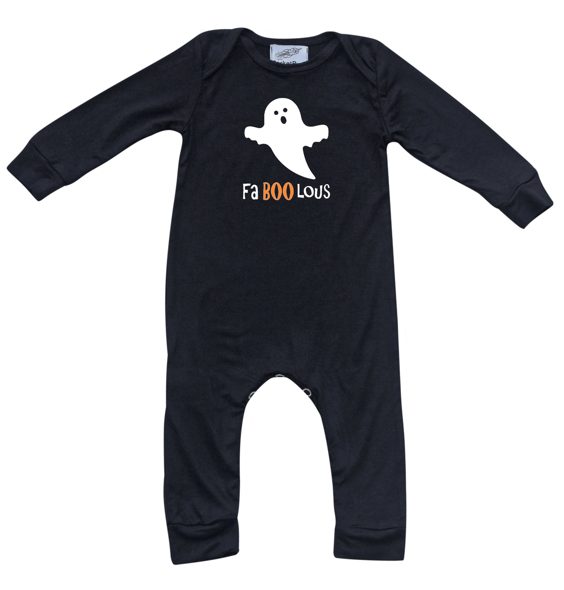 Fa-BOO-lous Halloween Baby Romper Outfit 18-24 months