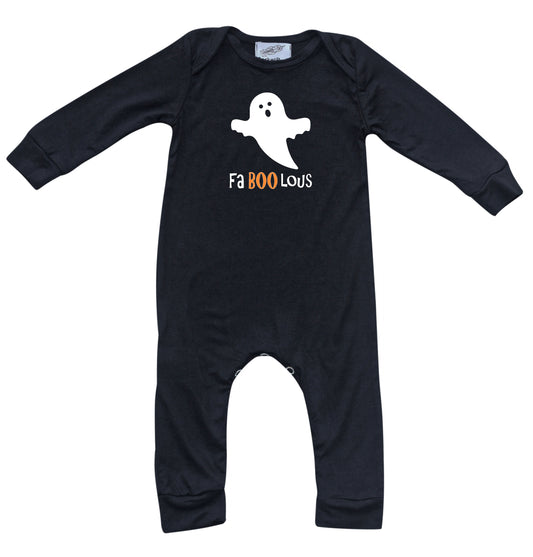 Fa-BOO-lous Halloween Baby Romper Outfit 18-24 months